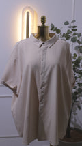 Beige Oversized Shirt