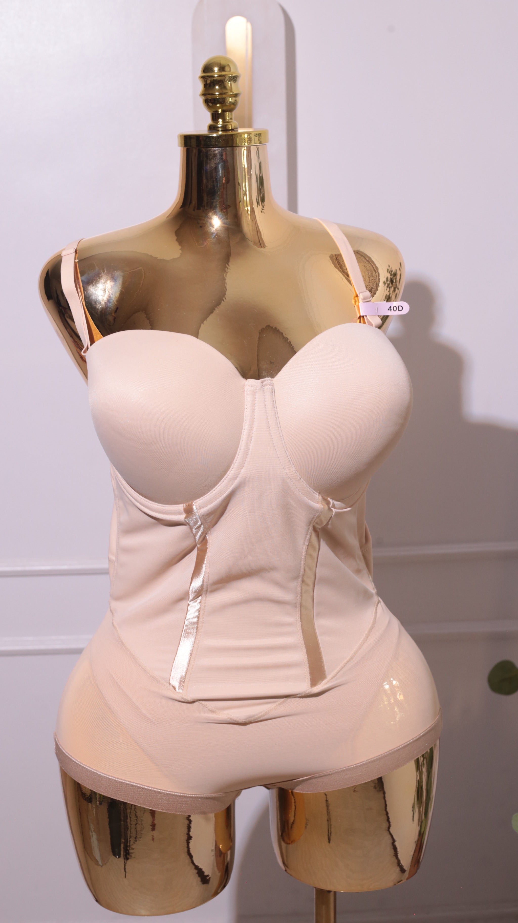 Beige Shapewear Bodysuit