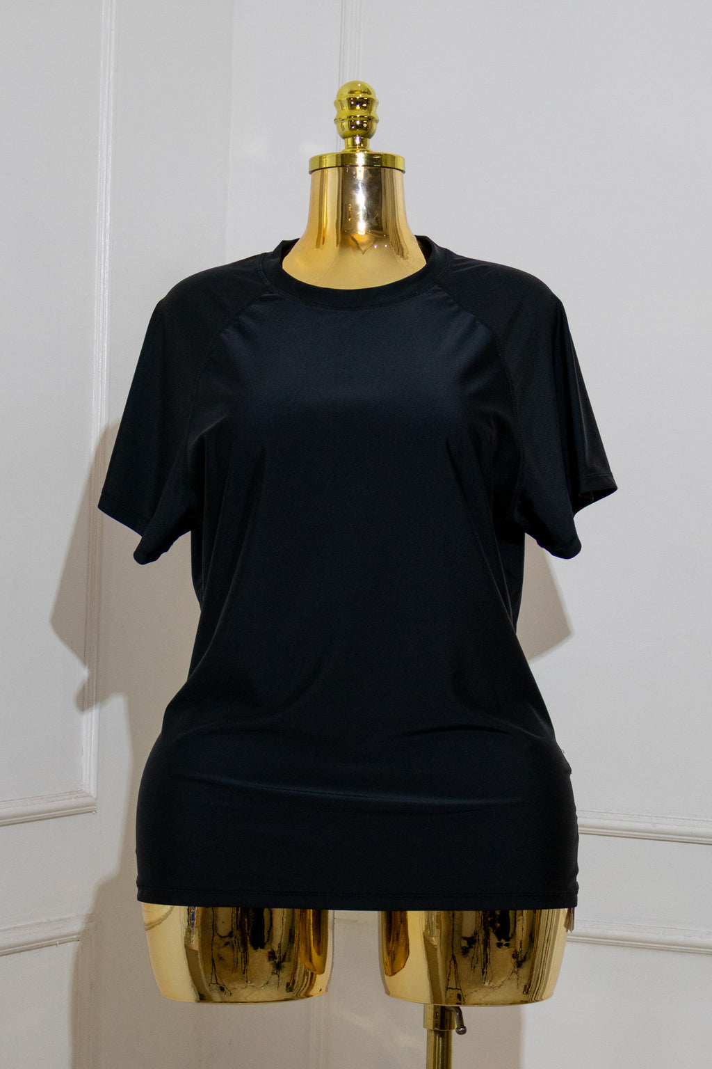 Black Activewear T-Shirt