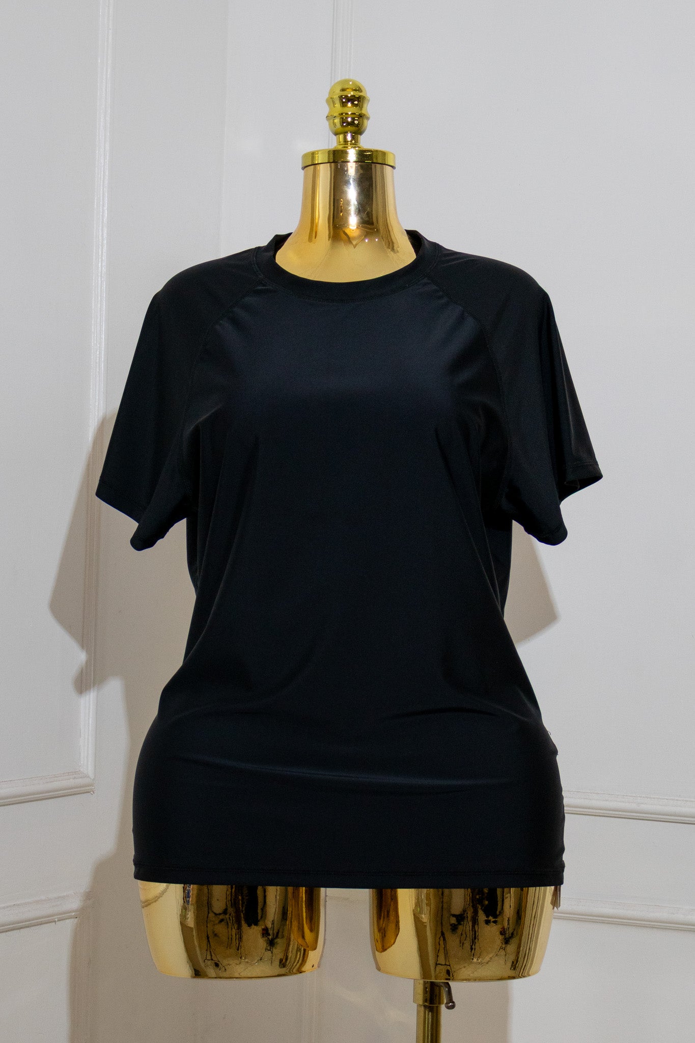 Black Activewear T-Shirt