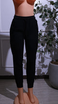 Black Cargo Jogger Pants
