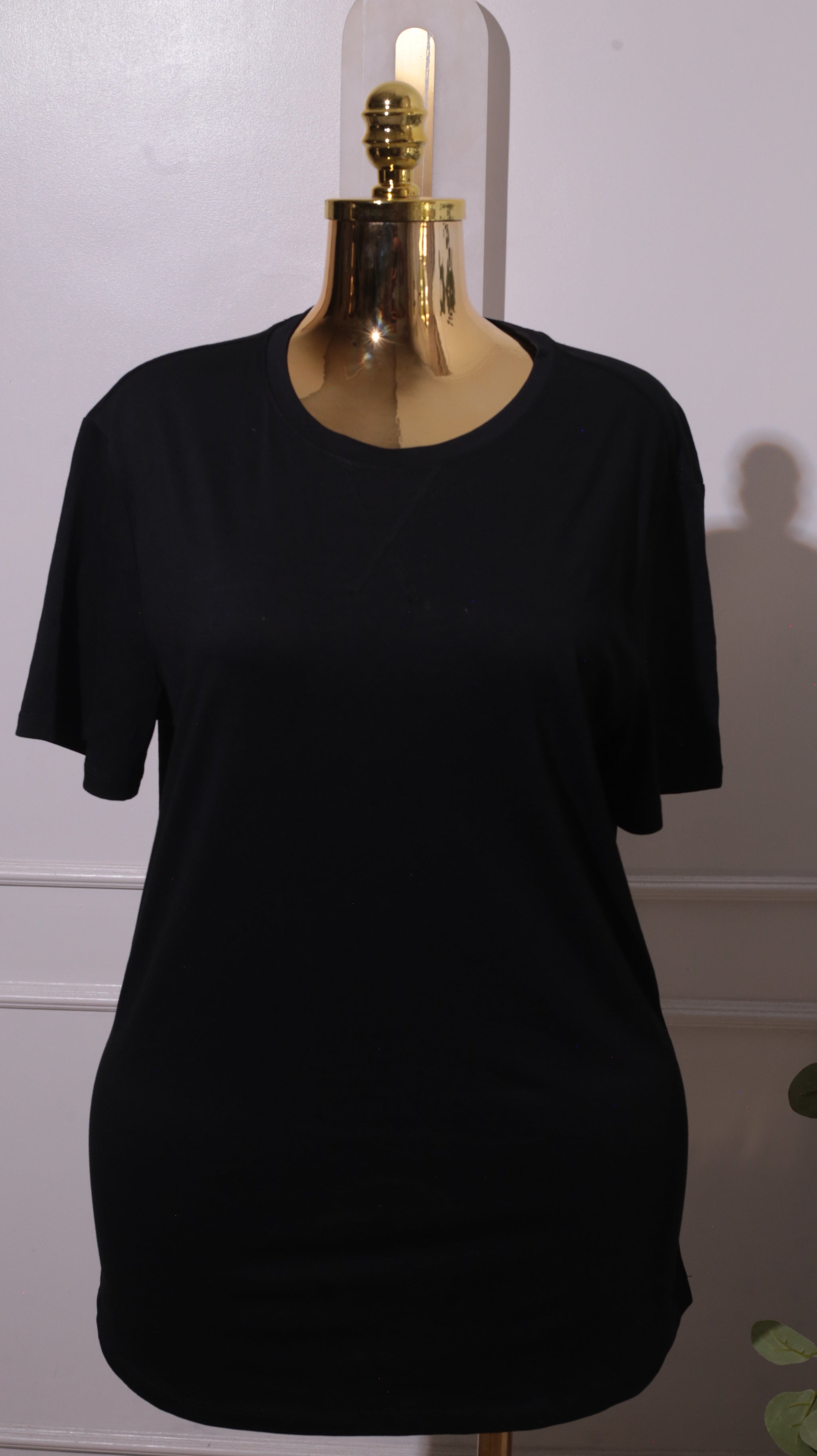 Black Crew Neck T-Shirt