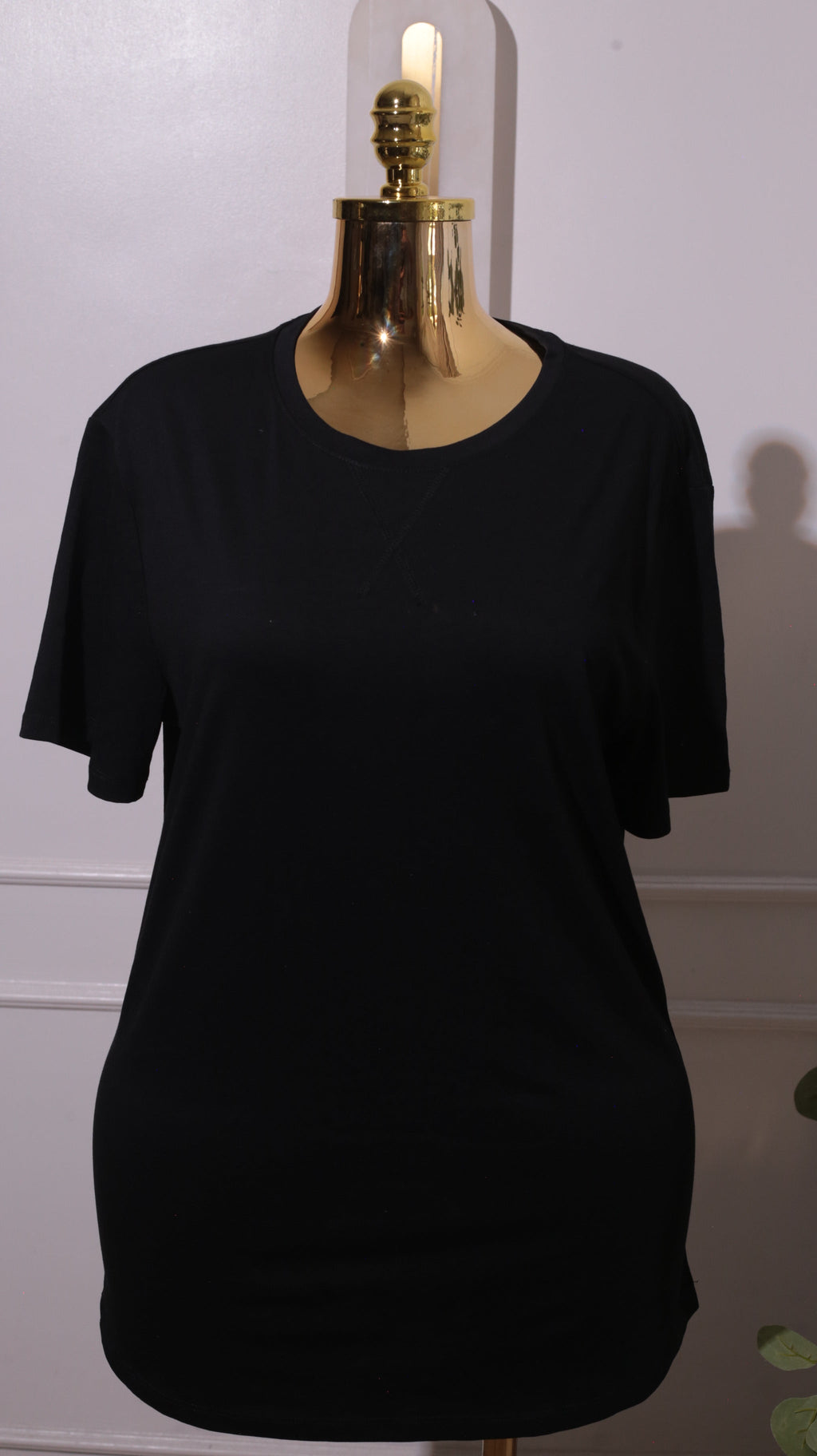 Black Crew Neck T-Shirt