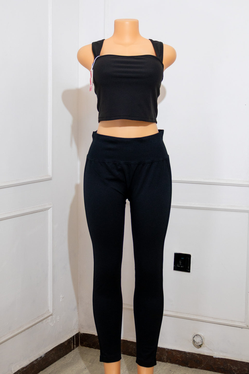 Black High-Waisted Leggings