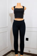 Black High-Waisted Leggings