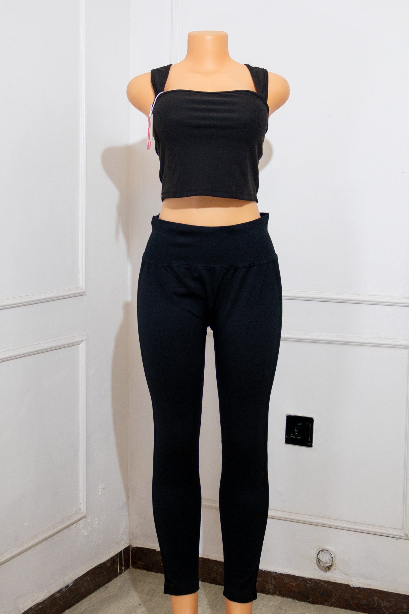 Black High-Waisted Leggings
