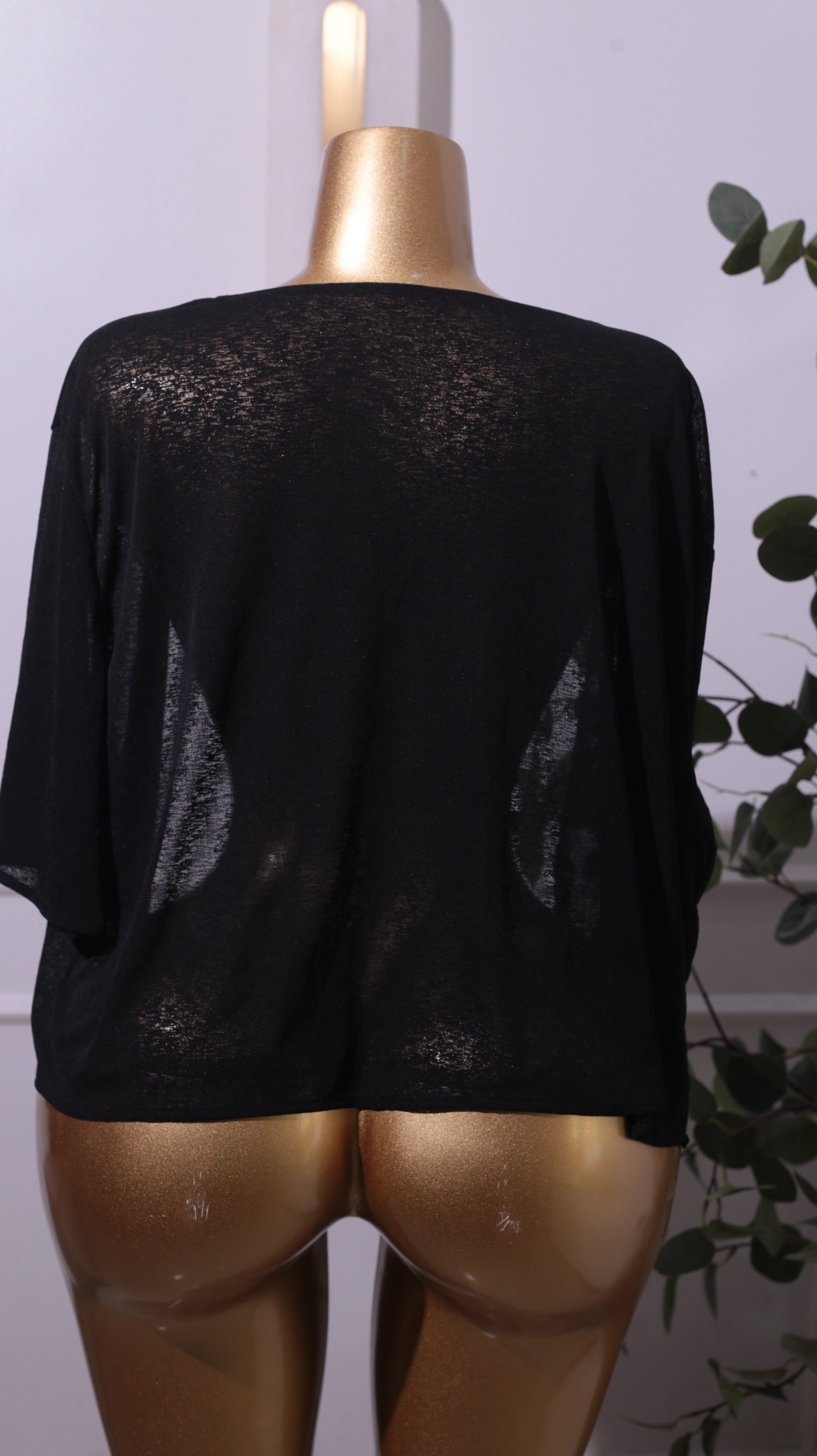 Black Knit Cardigan