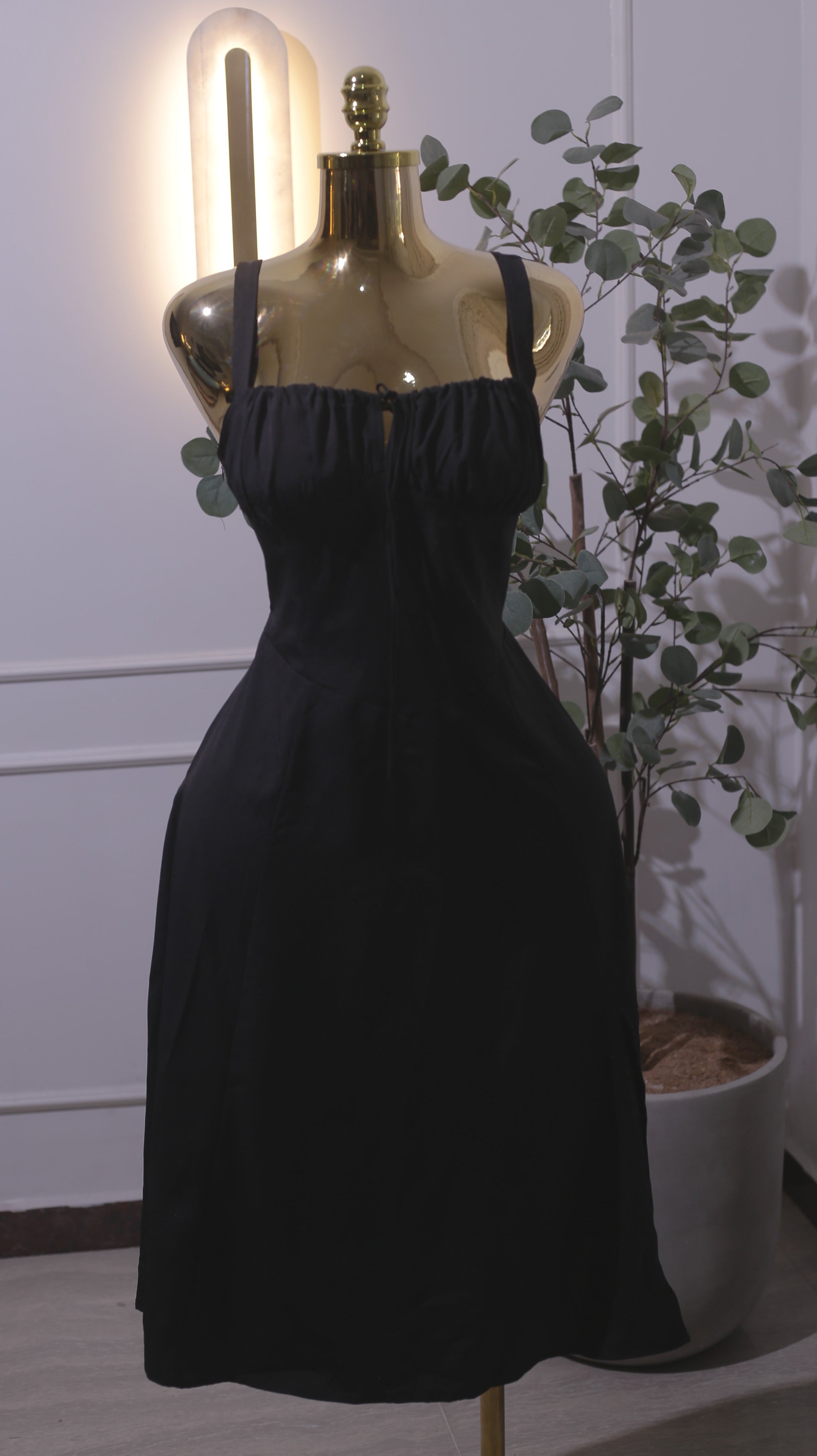 Black Midi Dress outfit