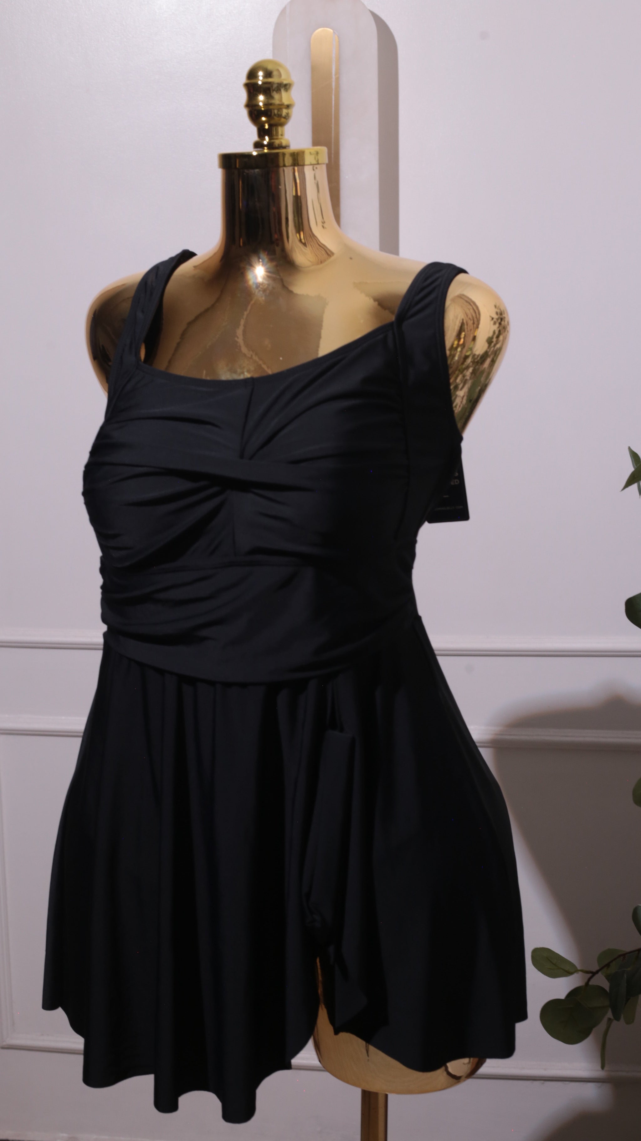 Black One-piece Swimsuit