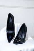 Black Patent Stiletto Pumps