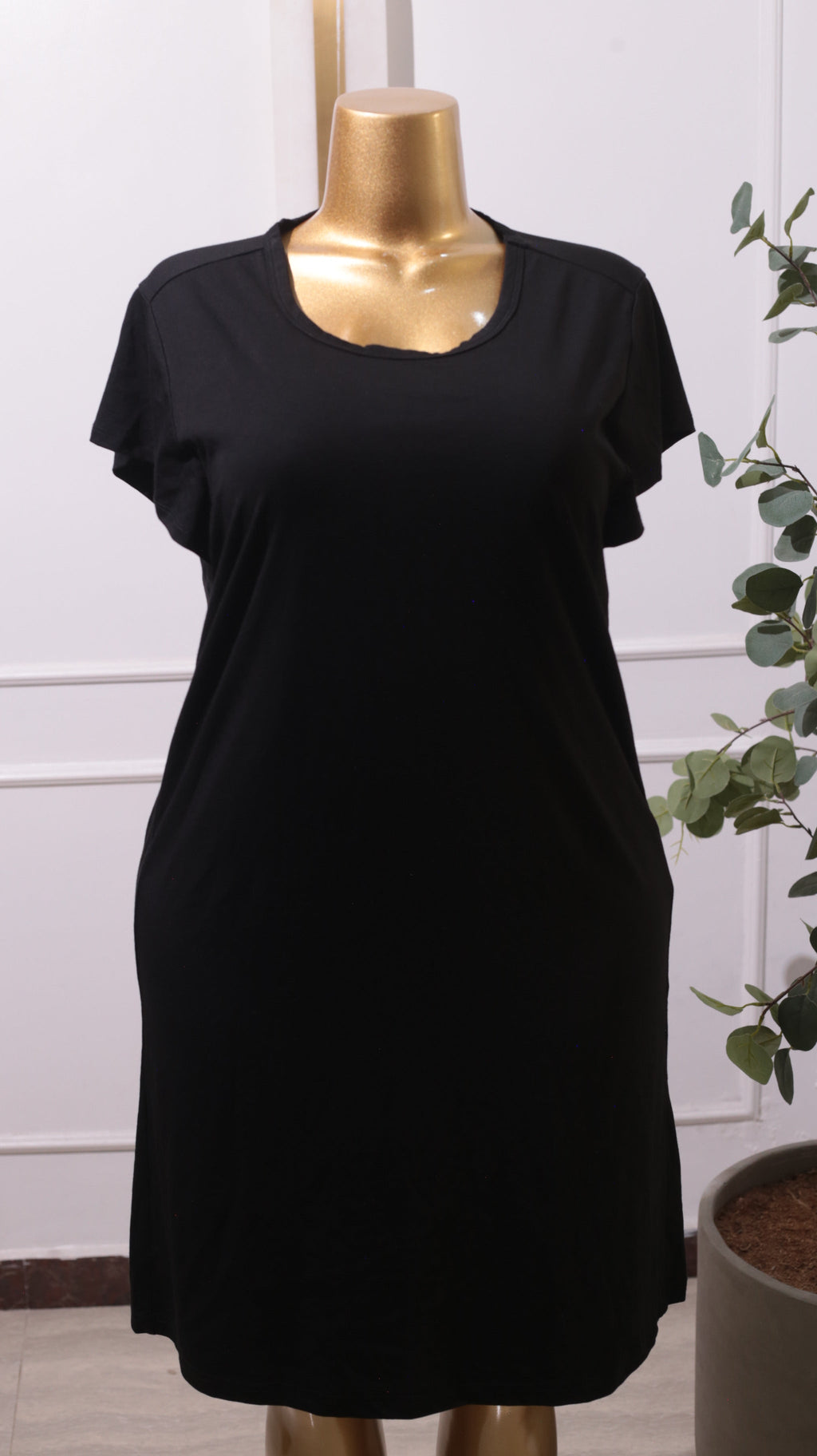 Black Plain Dress