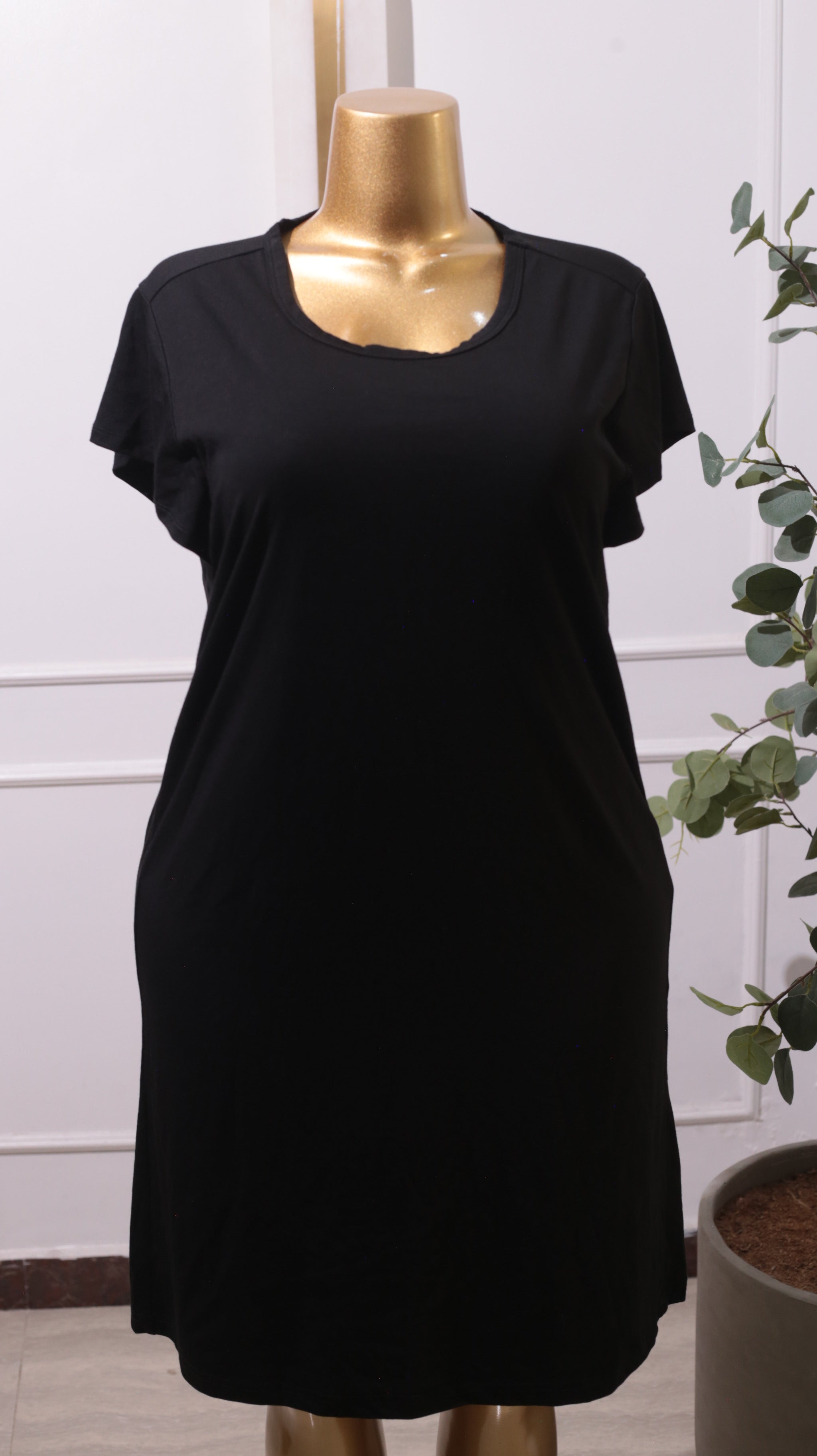 Black Plain Dress