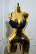 Black U-Plunge Underwire Bra