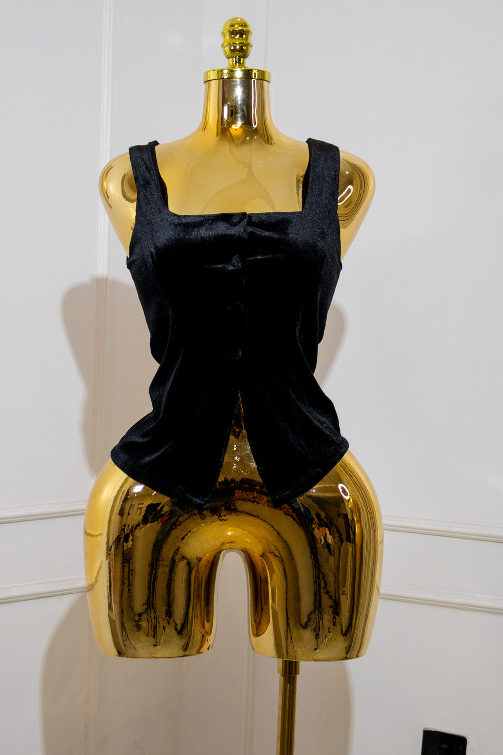 Black Velvet Waistcoat