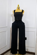 Black Wide-Leg Pants