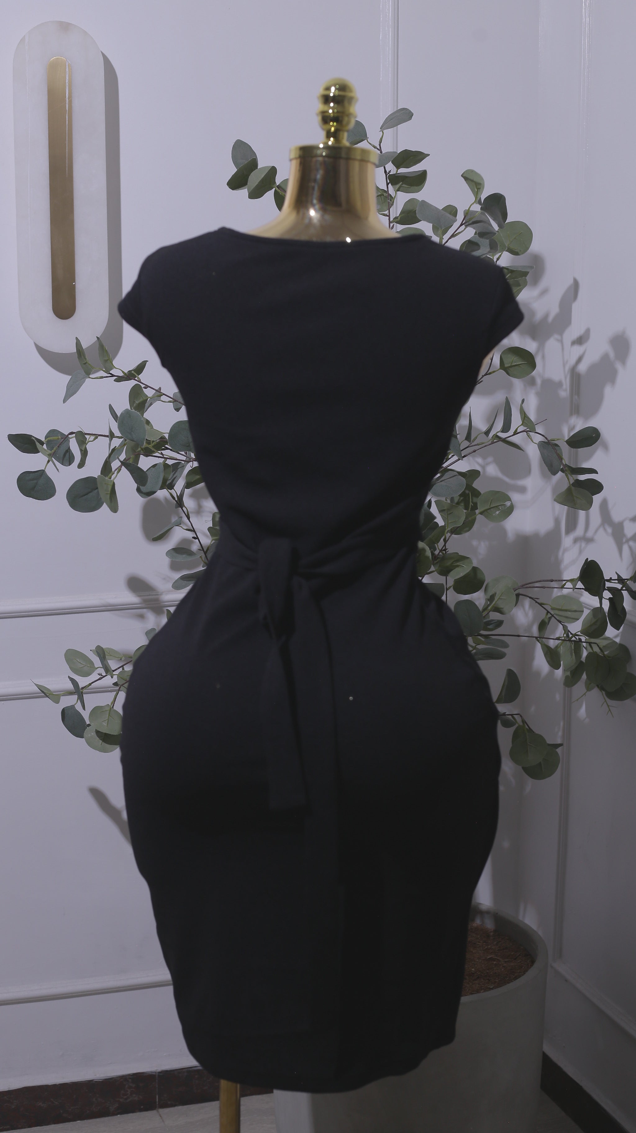 Black Wrap Dress