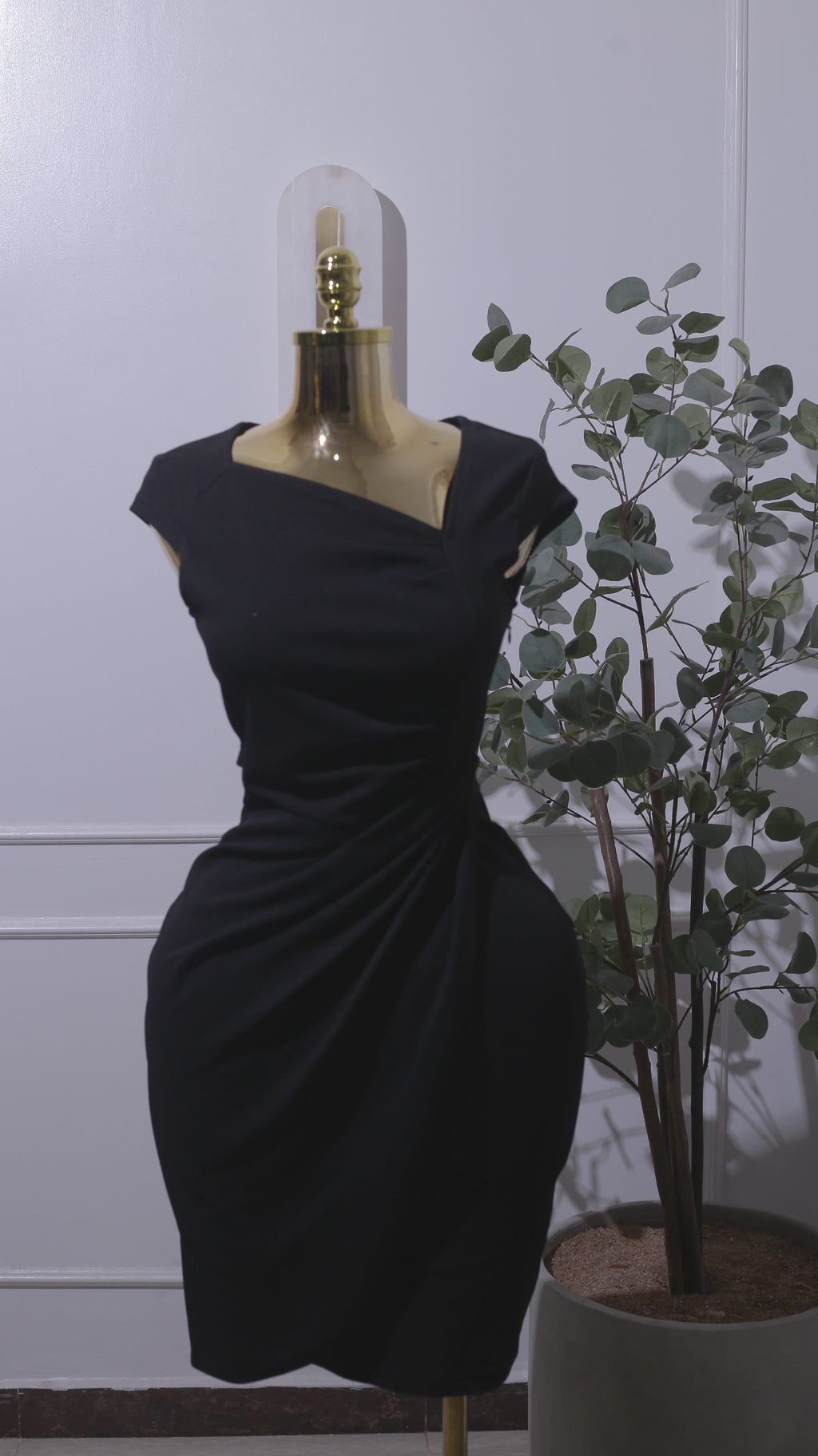 Black Wrap Dress