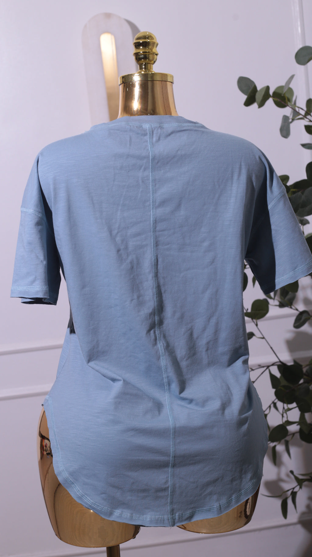 Blue Patch-Pocket Tee