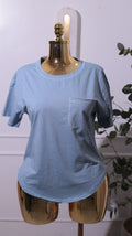 Blue Patch-Pocket Tee