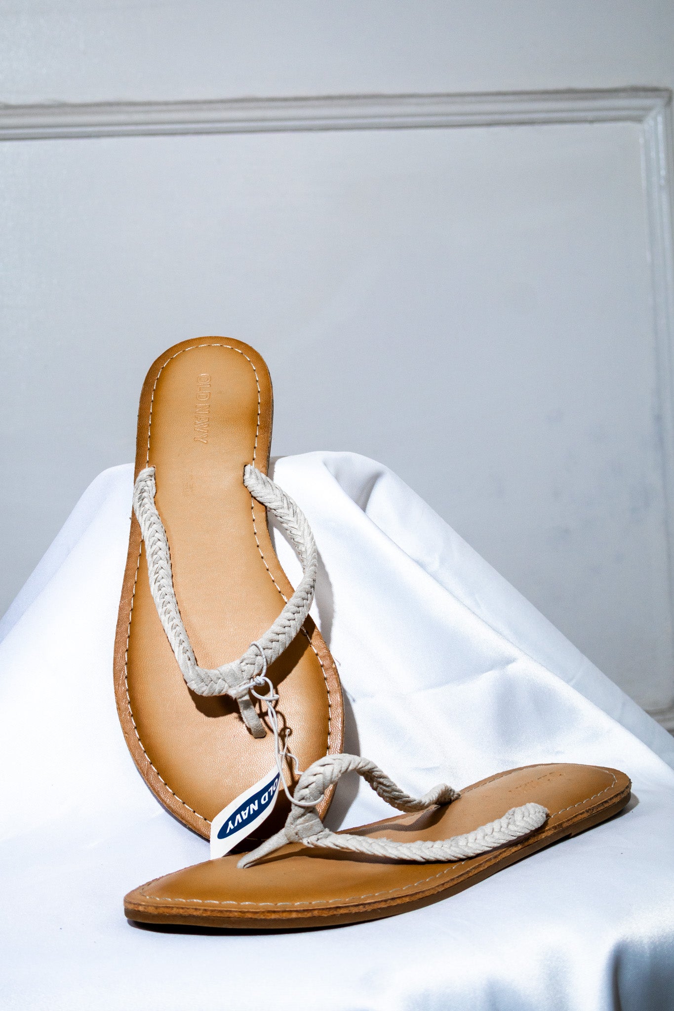 Braided Strap Flat Sandals
