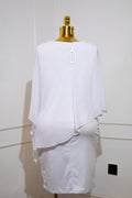 Cream Contrast Slip Mini Dress