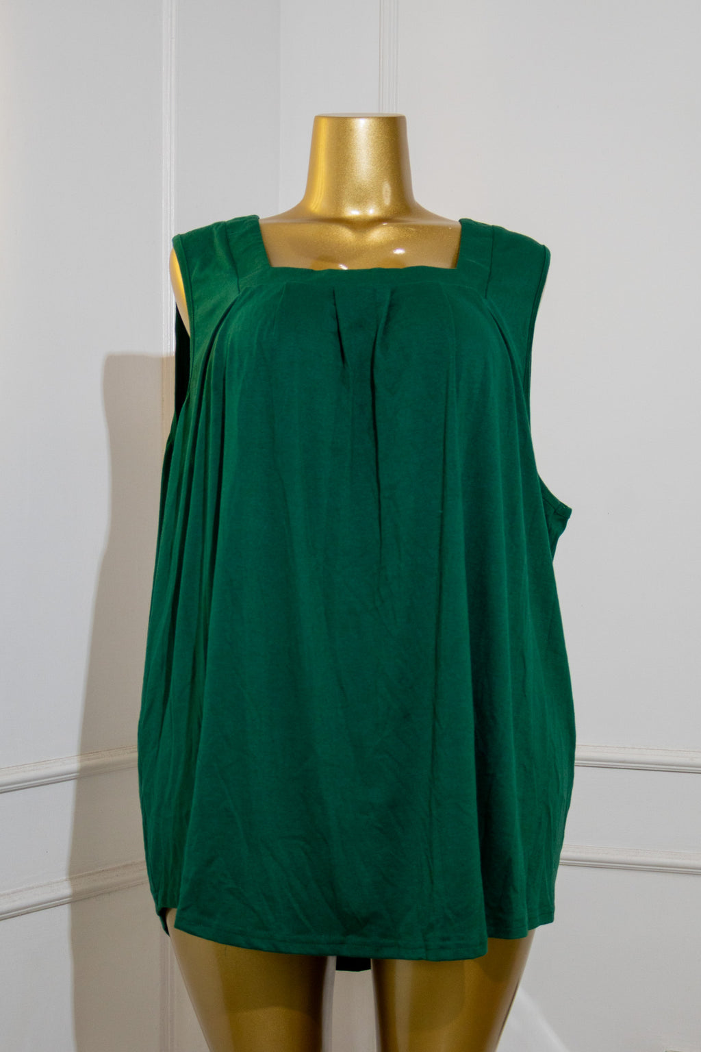 Emerald Green A-Line Skirt