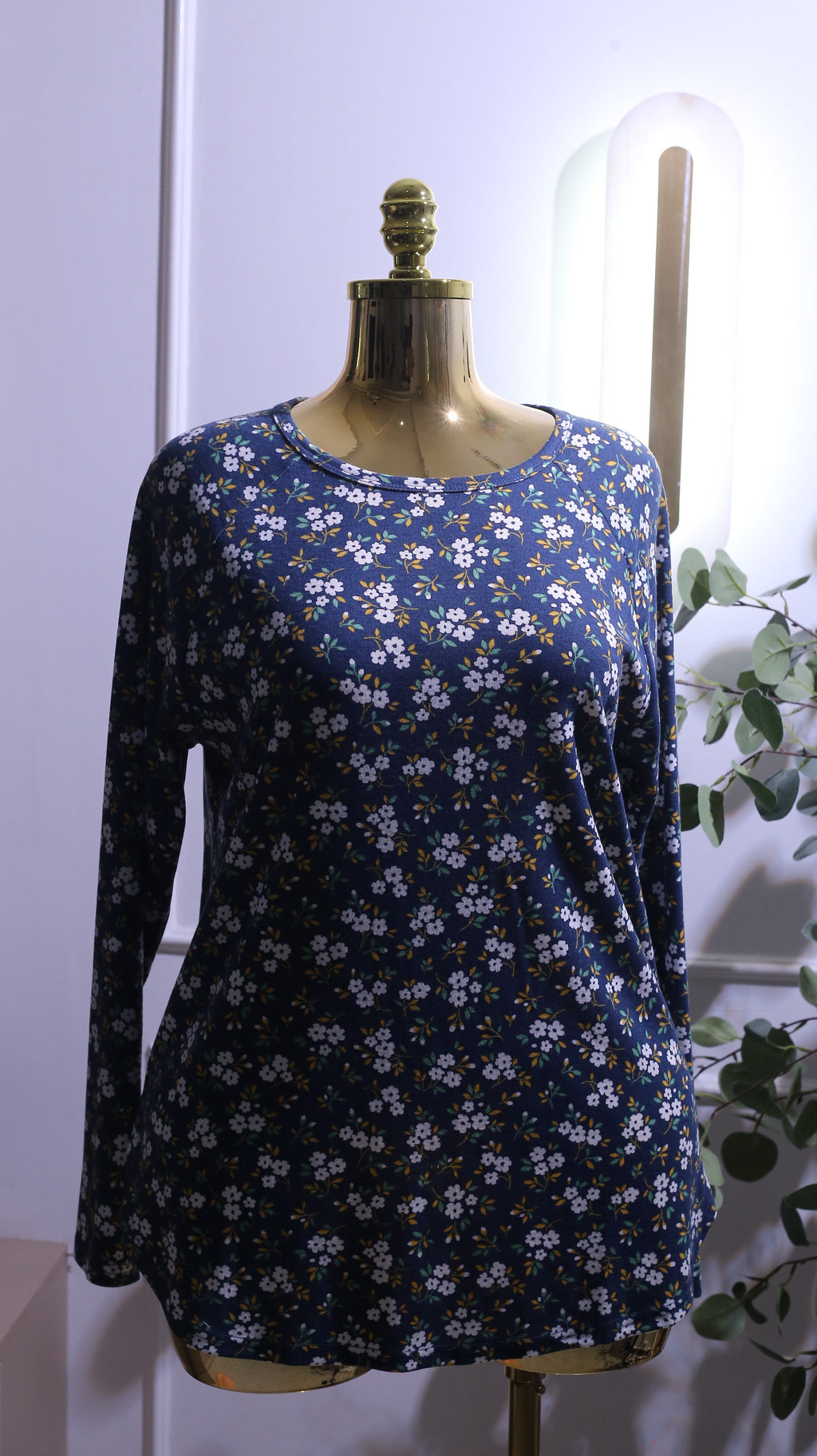 Floral Long-Sleeve Top
