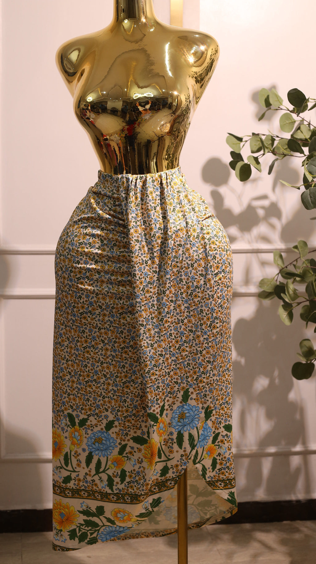 Floral Print Maxi Skirt