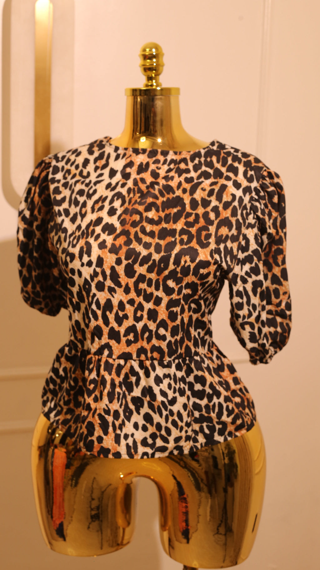 Leopard Print Blouse