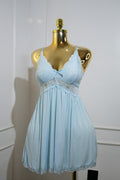 Light Blue Lace Chemise