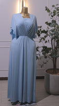 Light Blue convertible wrap dress