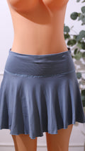 Light Blue Pleated Tennis Skort