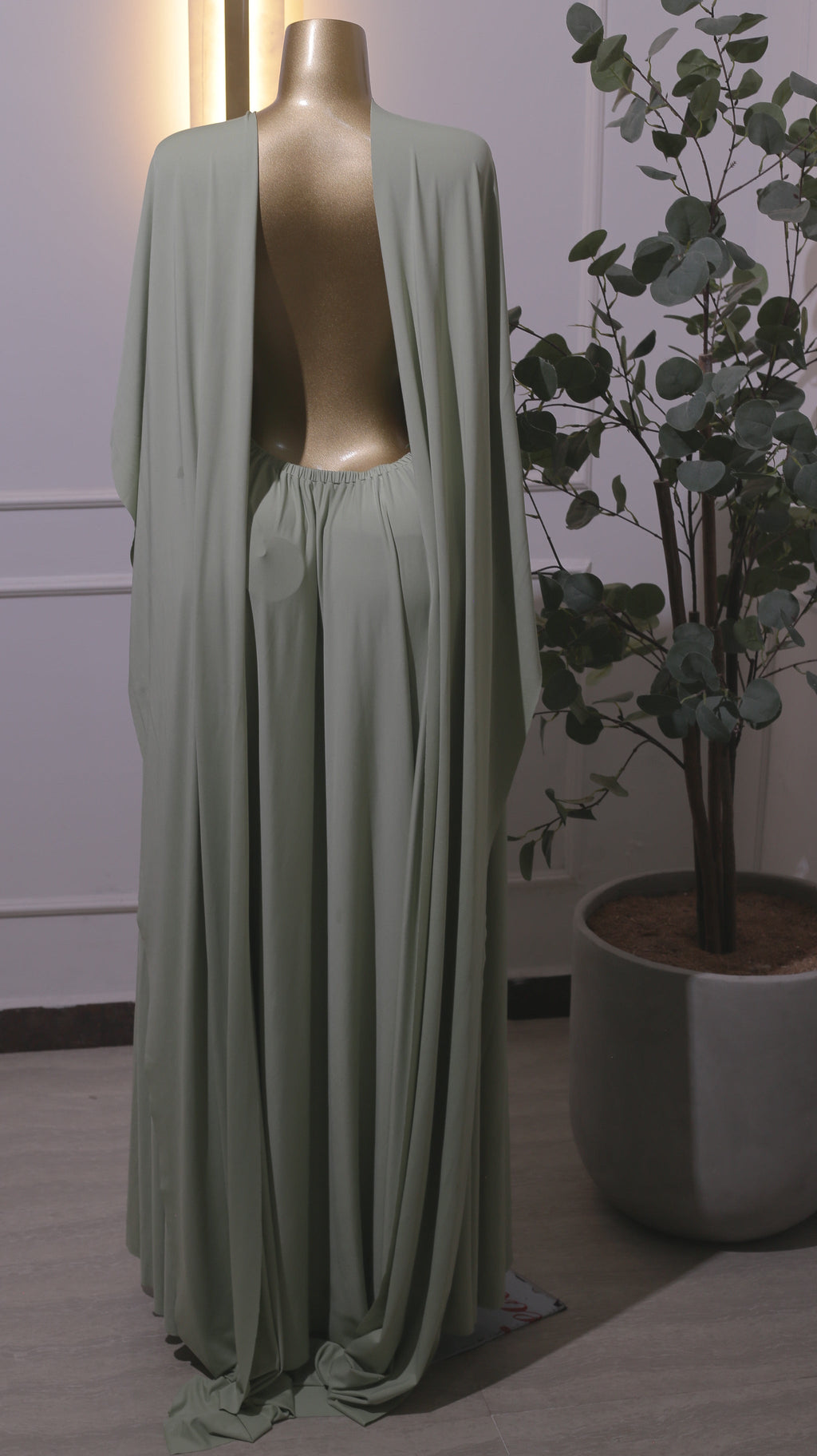 Light Green convertible wrap dress