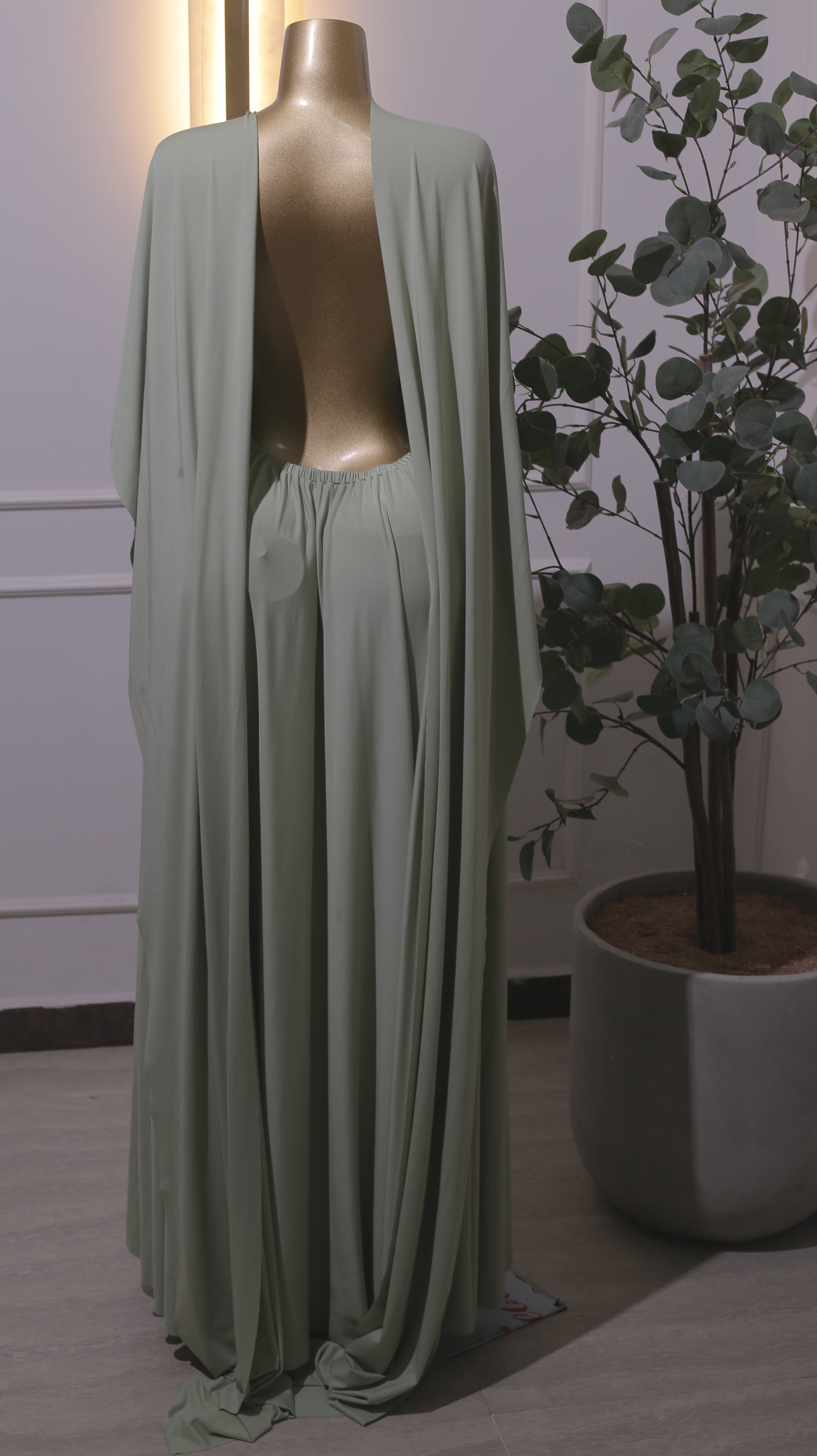 Light Green convertible wrap dress