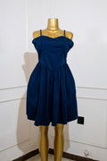 Navy Babydoll Dress