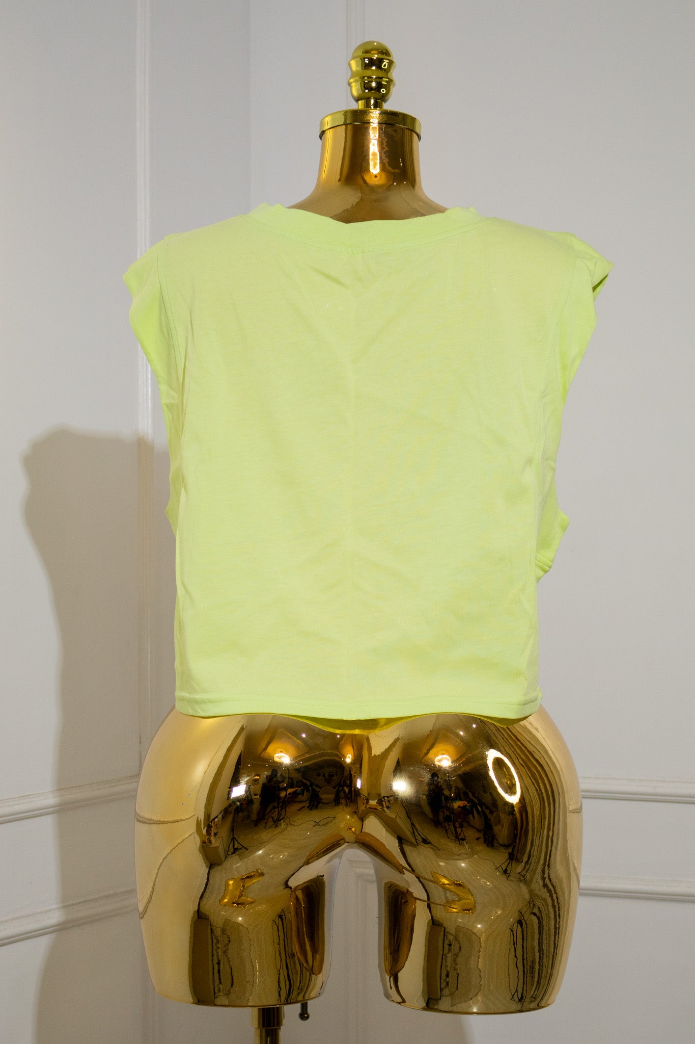 Neon Green Cropped Top