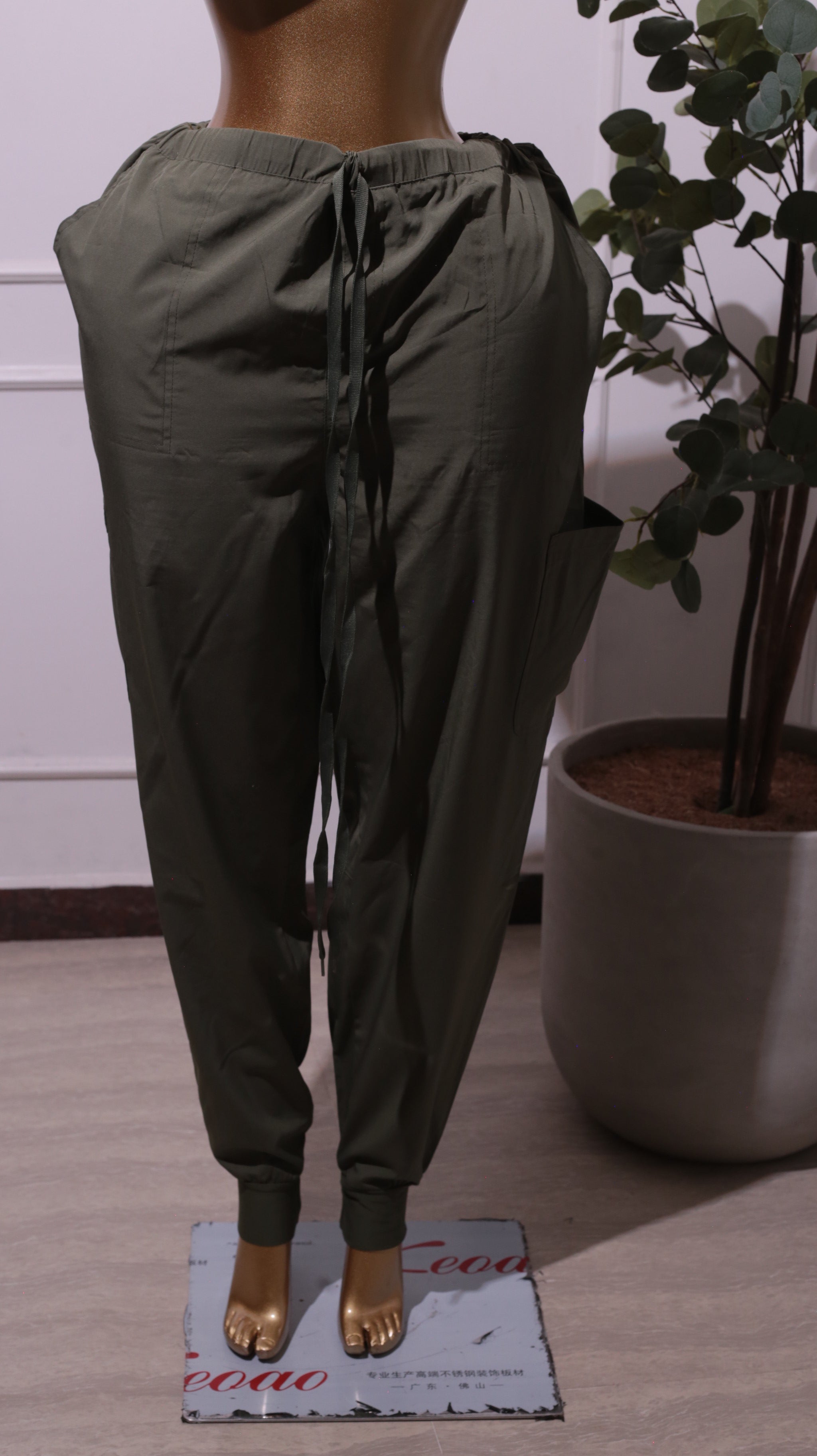 Olive Green Cargo Pants