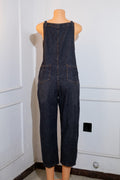 Painted Denim Bib Overalls