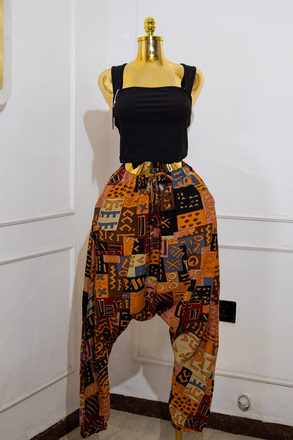 Patterned Harem Pants