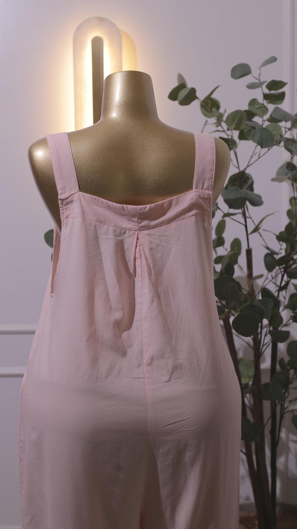 Pink Wide-Leg Jumpsuit