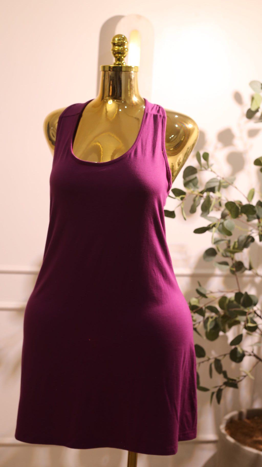 Purple Casual Dress