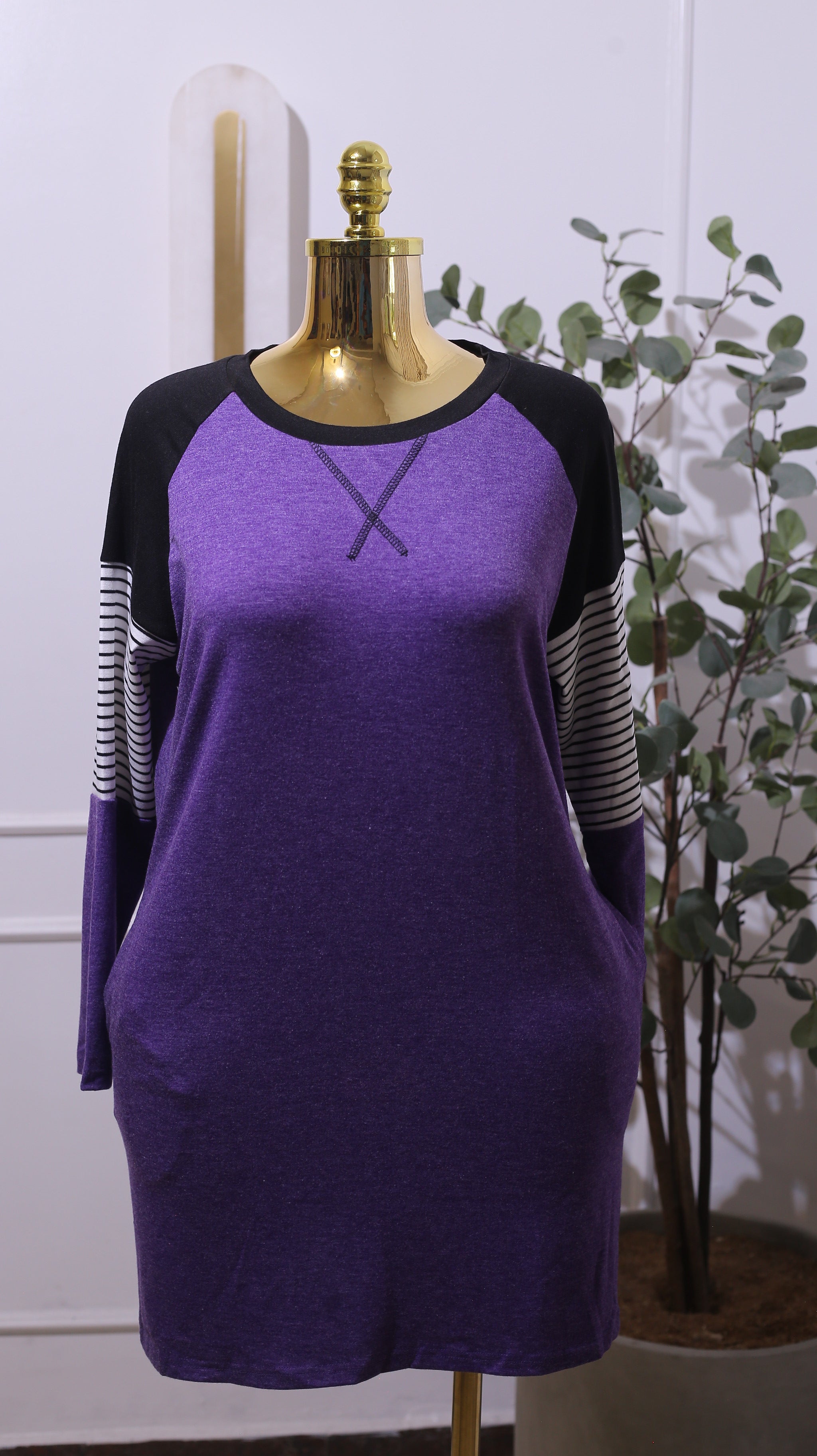 Purple Raglan T-Shirt