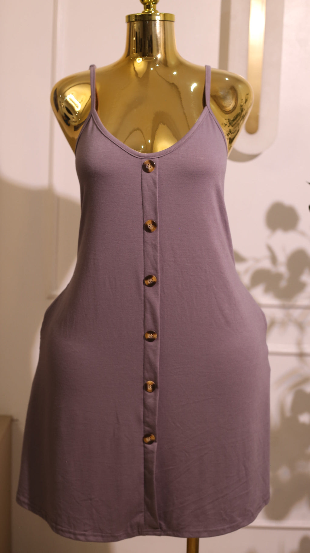 Purple Spaghetti Strap Sundress