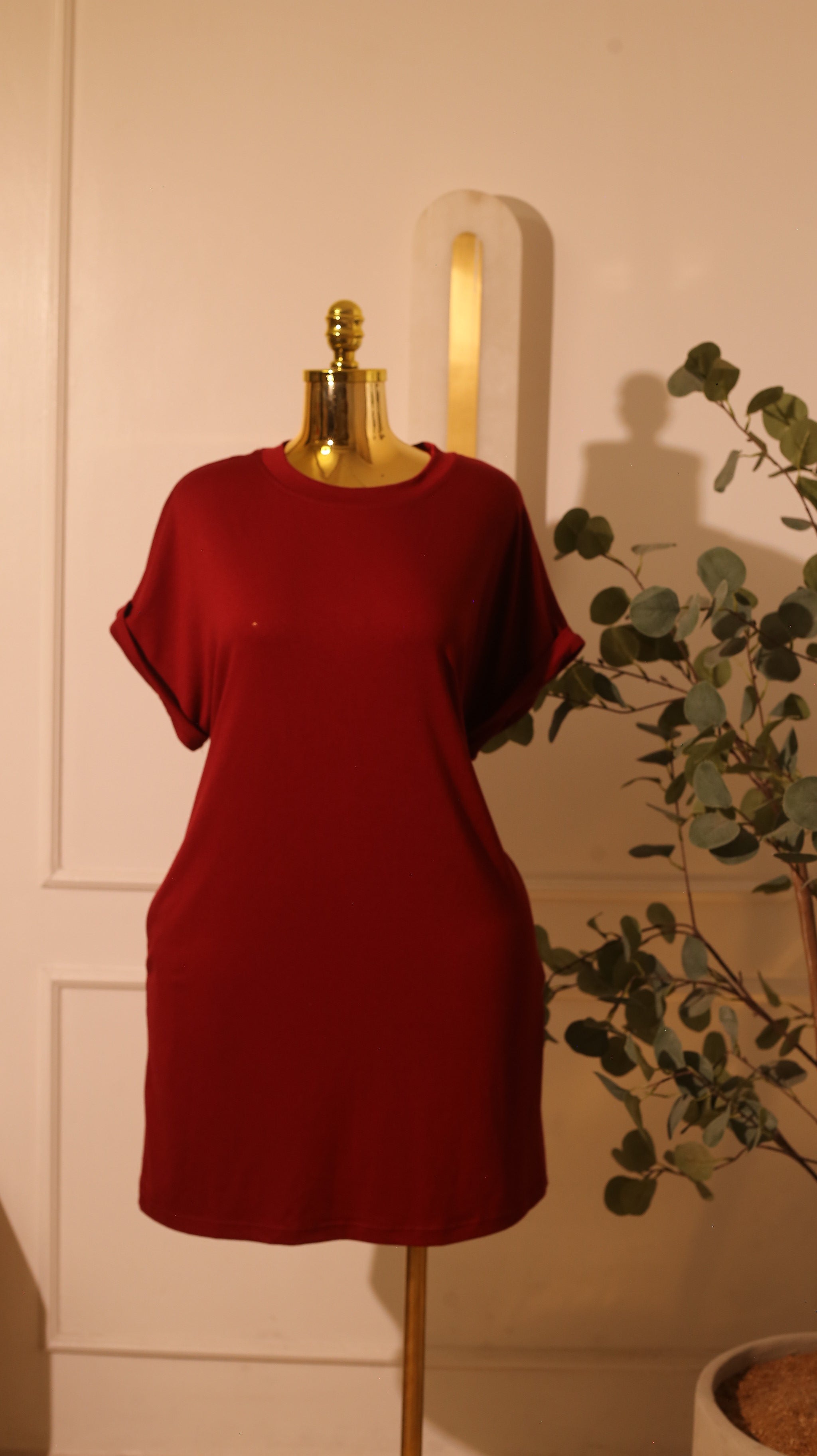 Classic Red Cotton T-Shirt (Large)