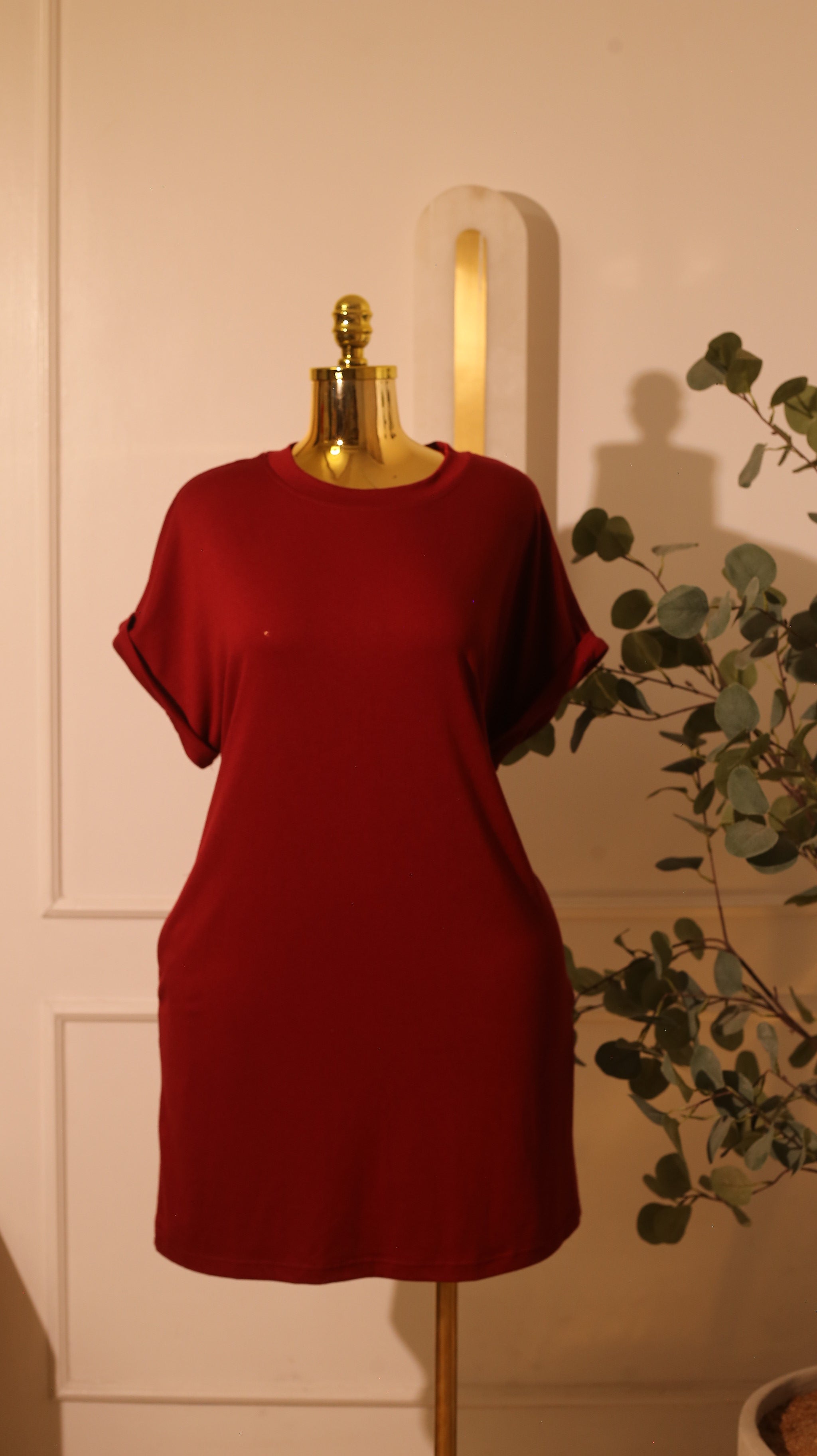 Classic Red Cotton T-Shirt (Large)