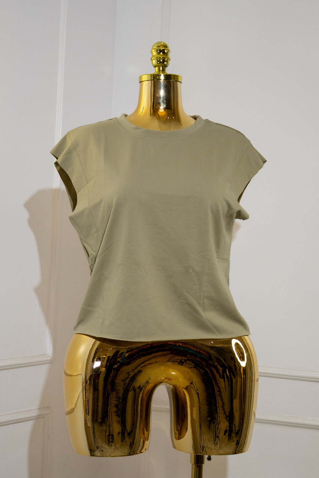 Sage Green Sleeveless Tank Top