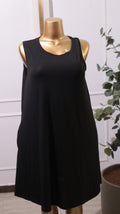 Sleeveless Black Dress Or Tank Dress
