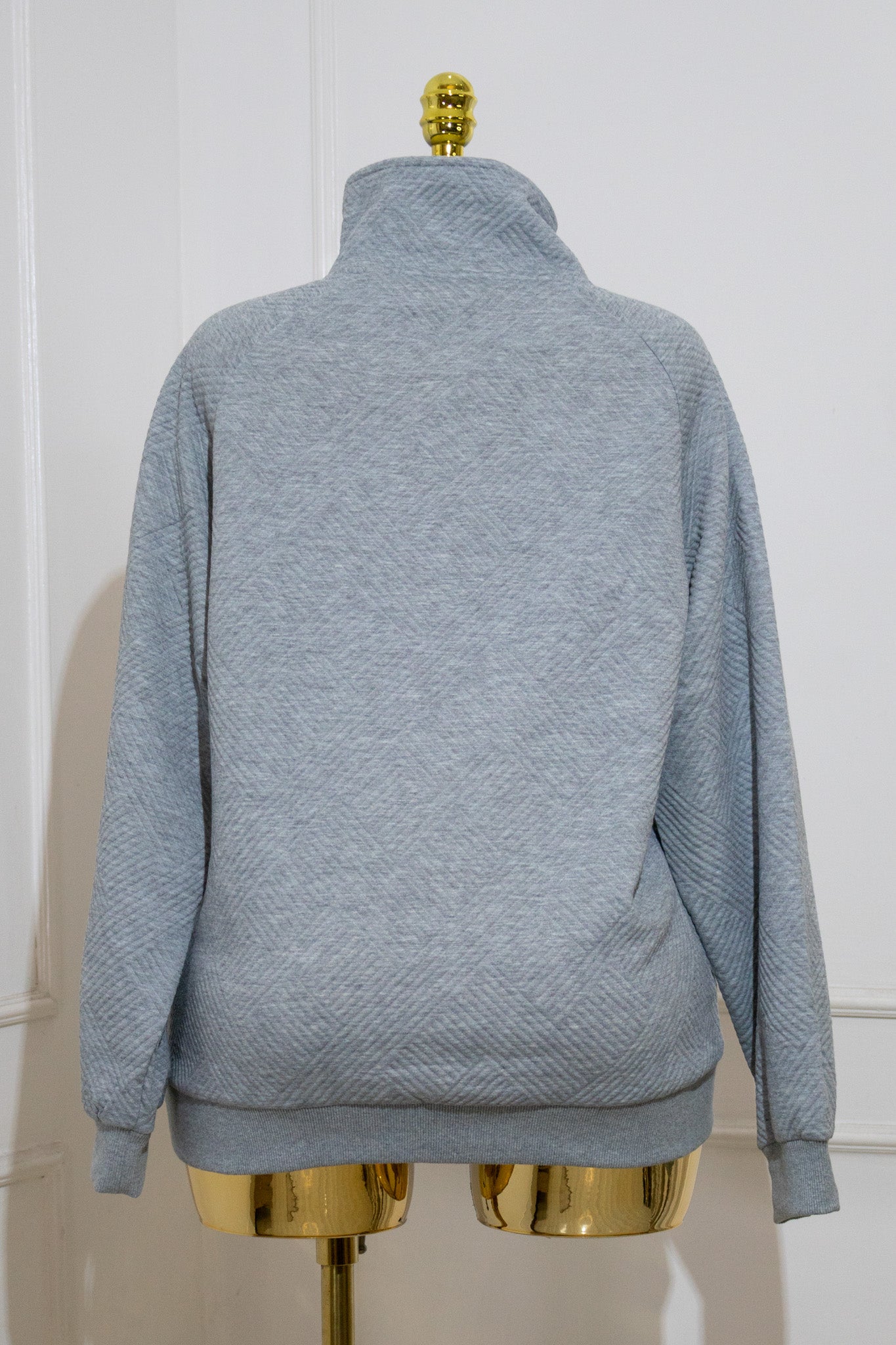 Textured Fall Sweatshirt