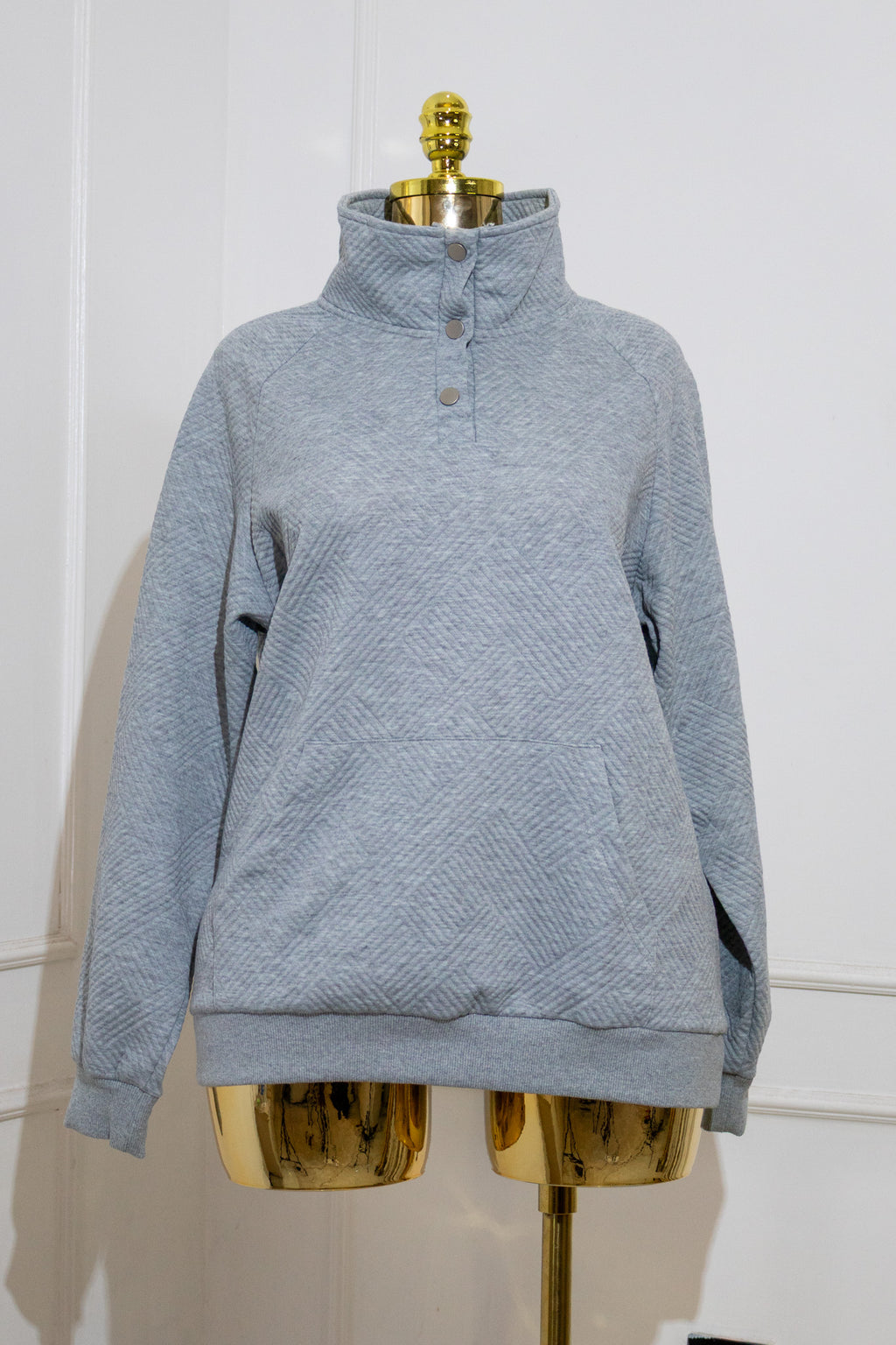Textured Fall Sweatshirt