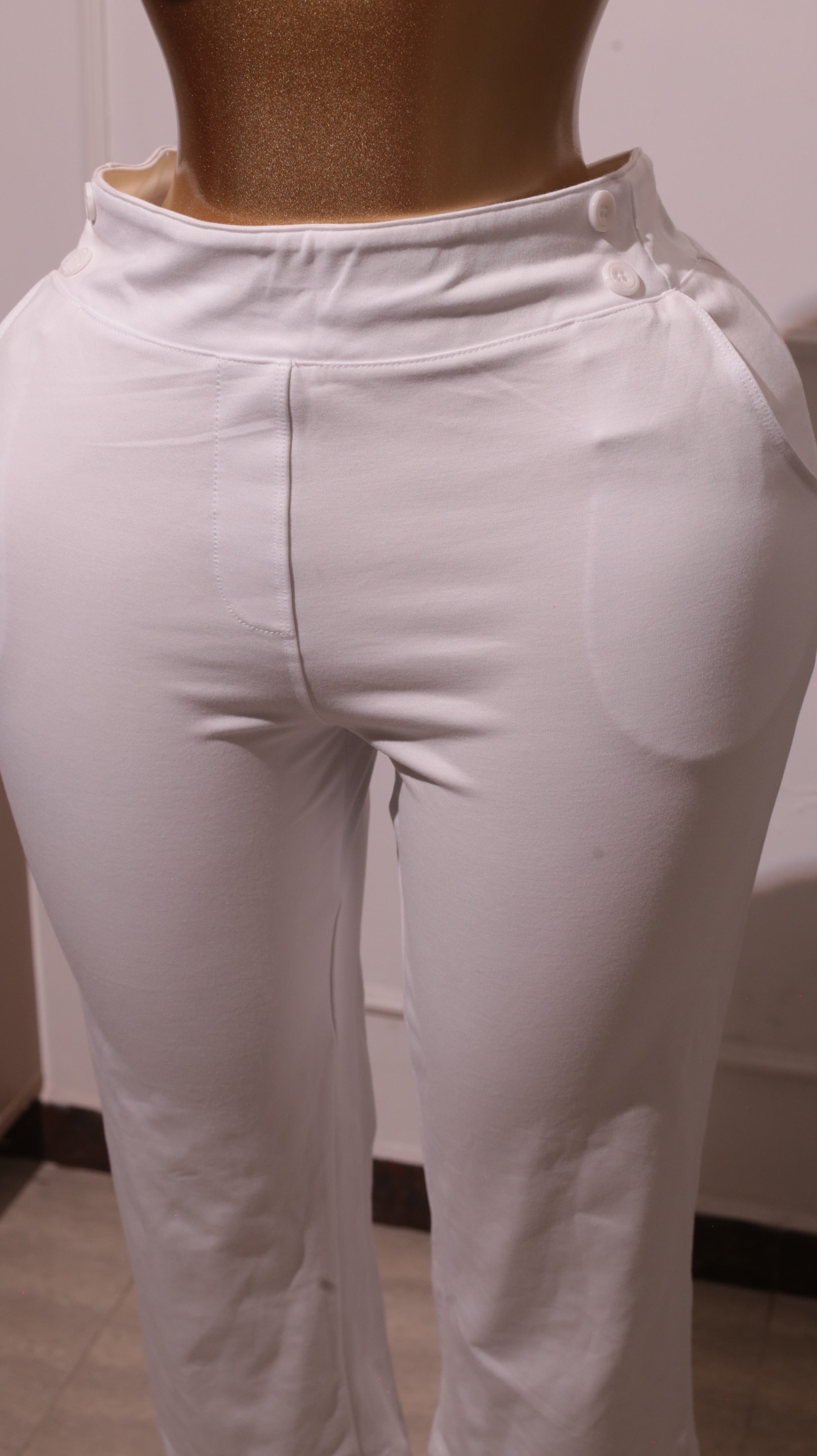 White Capri Pants